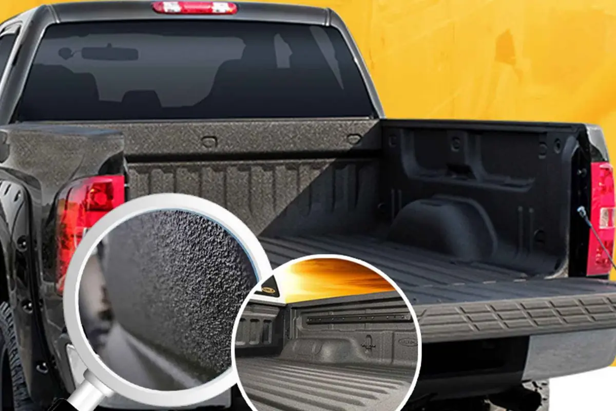 Vehicle body coated with polyurea